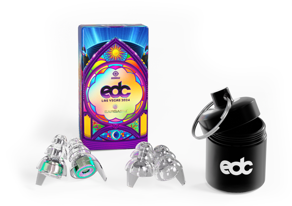 EDC LAS VEGAS x EARGASM HIGH FIDELITY EARPLUGS Eargasm