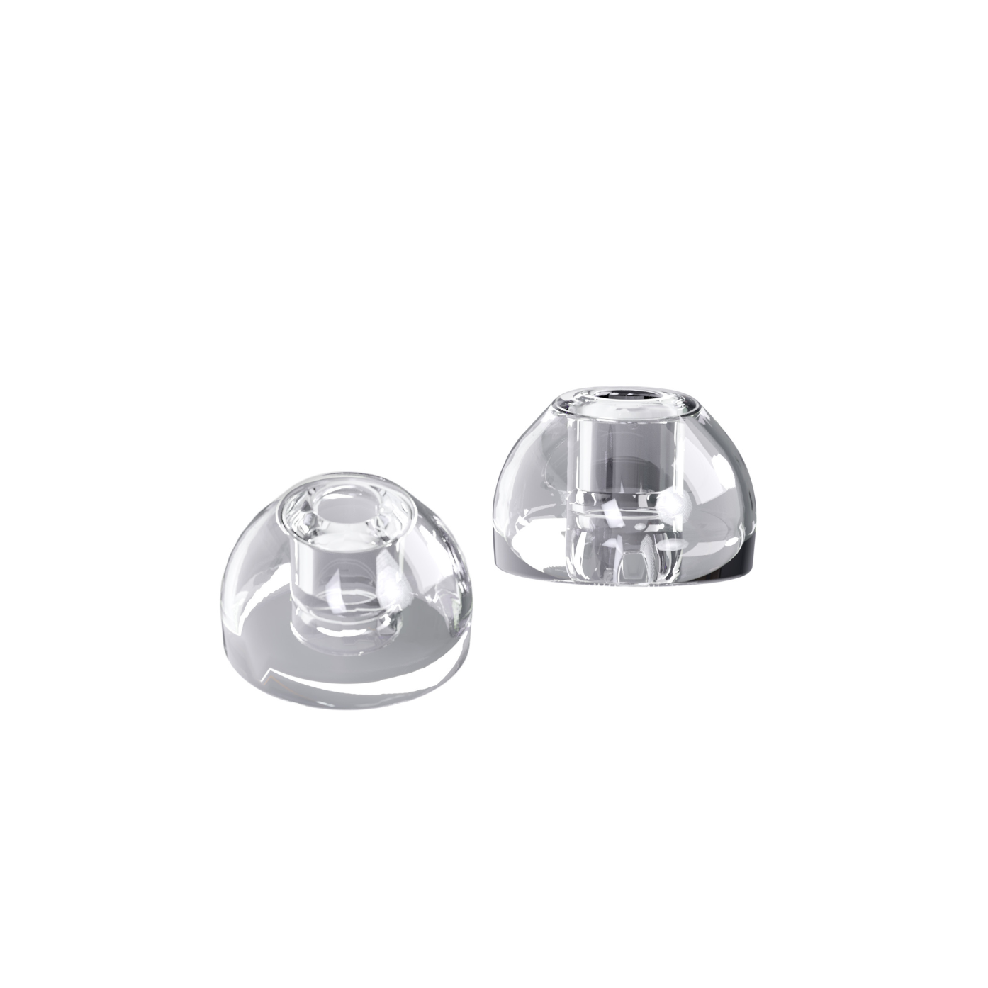 Replacement Eartips for Clicks and Earlights (Transparent)