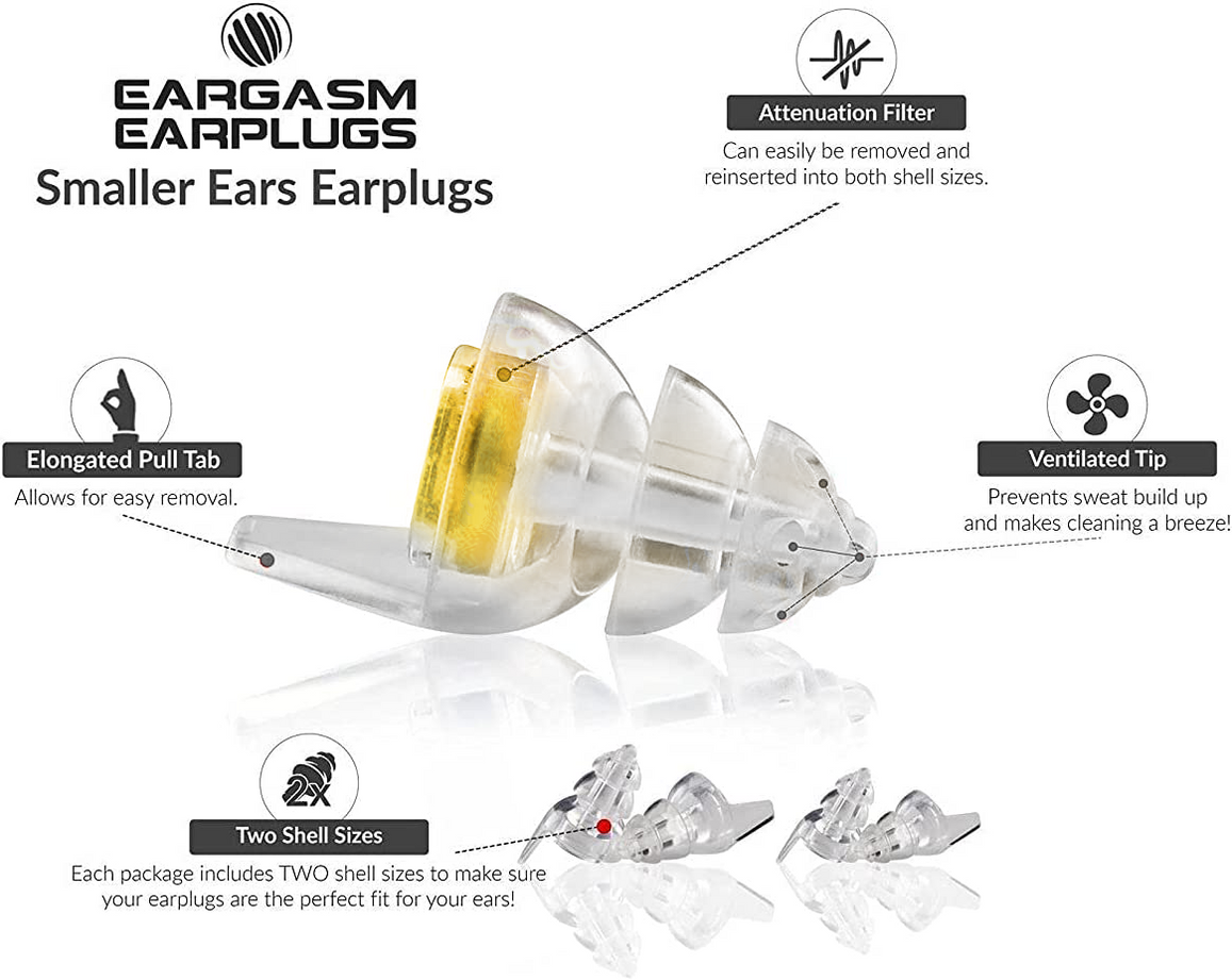 Smaller Ears Earplugs Gold Edition Eargasm