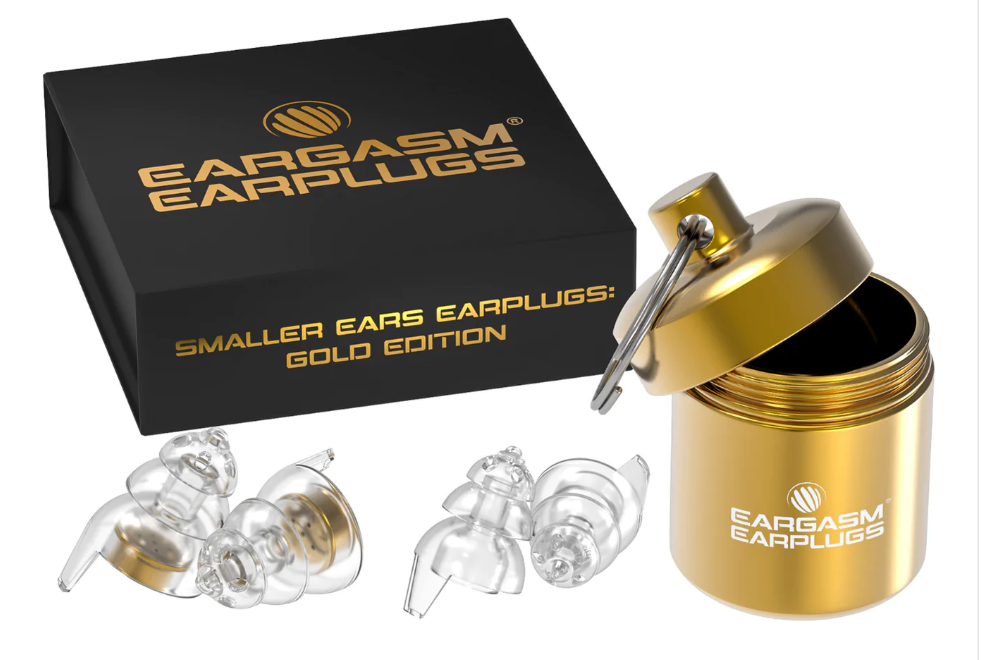 Eargasm Smaller Ears Earplugs: Gold Edition