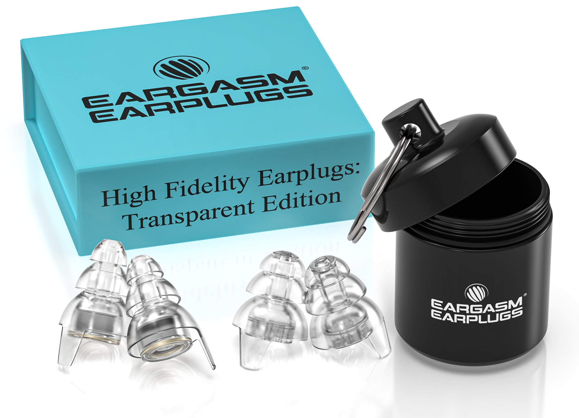 Eargasm High Fidelity Earplugs: Transparent Edition